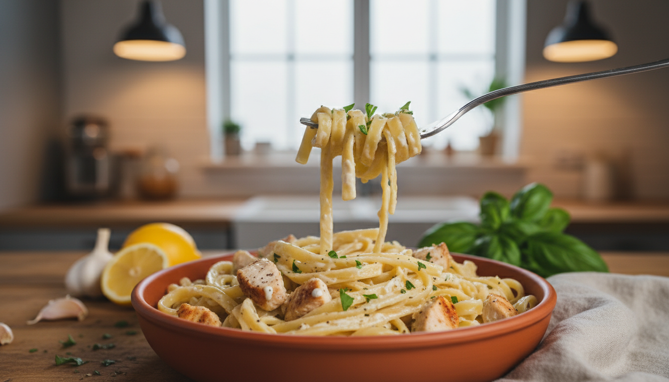Kako napraviti domaću pastu sa piletinom i pavlakom: brz ručak za 30 minuta
