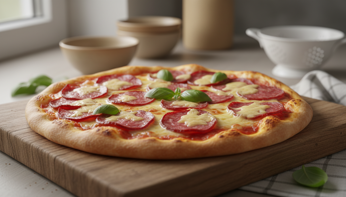 Domaća pica sa kulenom i kačkavaljem: recept i raspored sastojaka